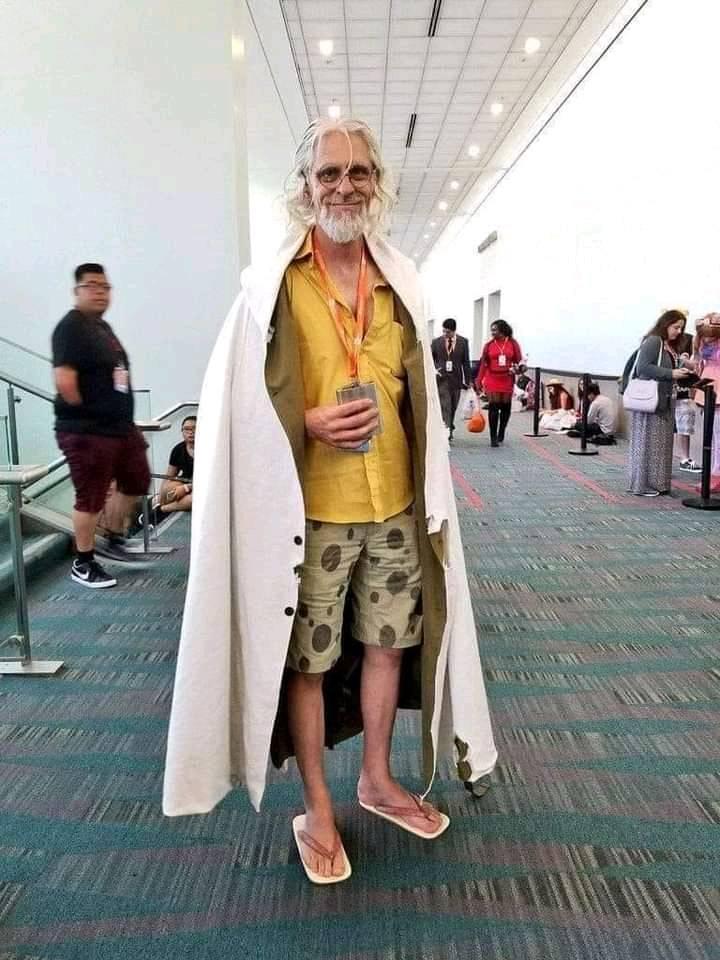 One Piece Full Rayleigh Cosplay Costume-4