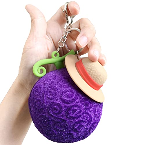 One Piece Gomu Gomu No Mi Plush Keychain