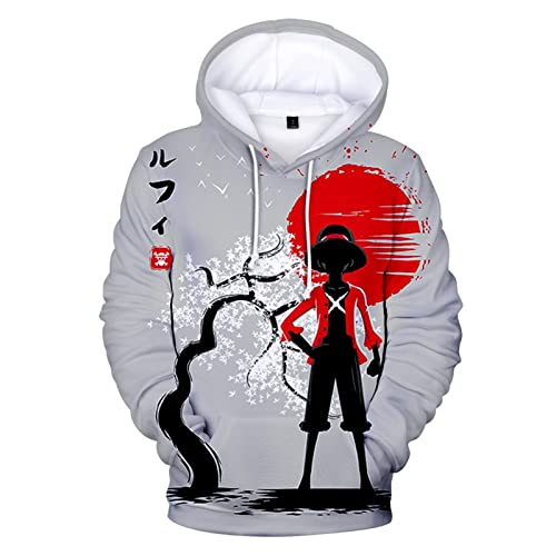 One Piece Luffy Sunset Vintage Hoodie