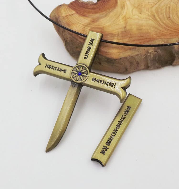 One Piece Mihawk Hawkeye Sword Inspired Necklace