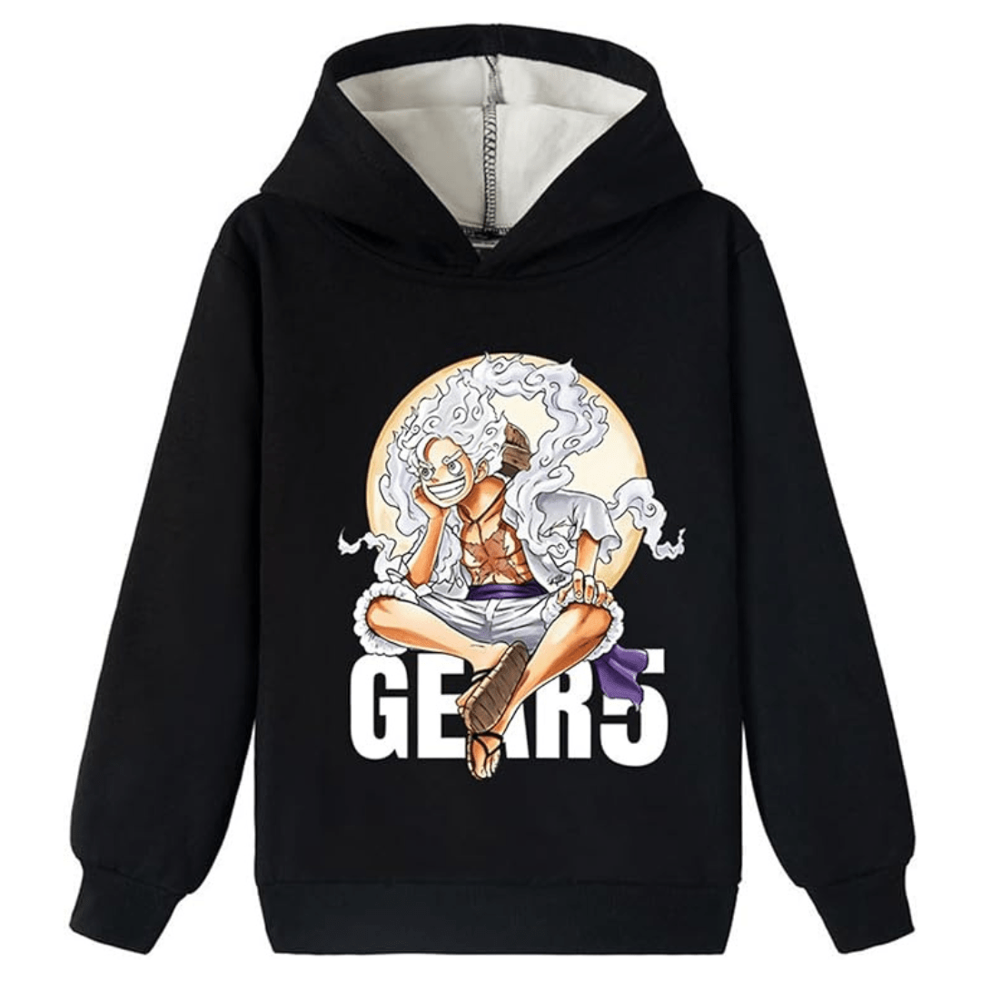 One Piece Mugiwara Luffy Gear 5 Epic Pose Hoodie Style 2