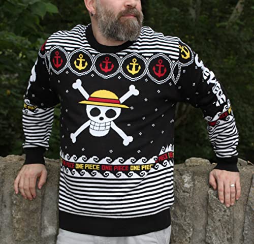 One Piece Official Anime Logo Christmas Sweater-2
