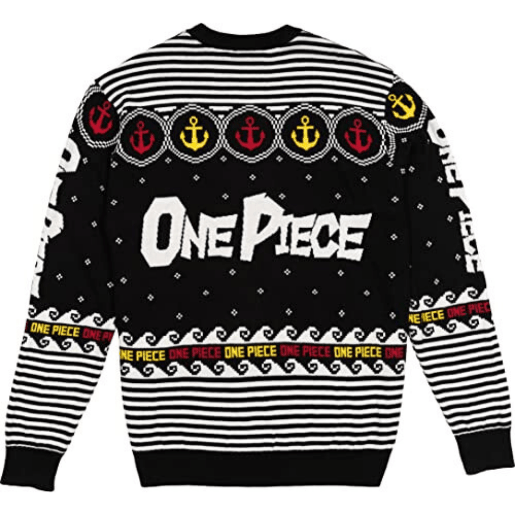 One Piece Official Anime Logo Christmas Sweater-1