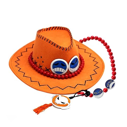 One Piece Portgas D Ace Cosplay Official Hat-0