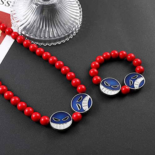 One Piece Portgas D Ace Necklace and Bracelet Cosplay Style