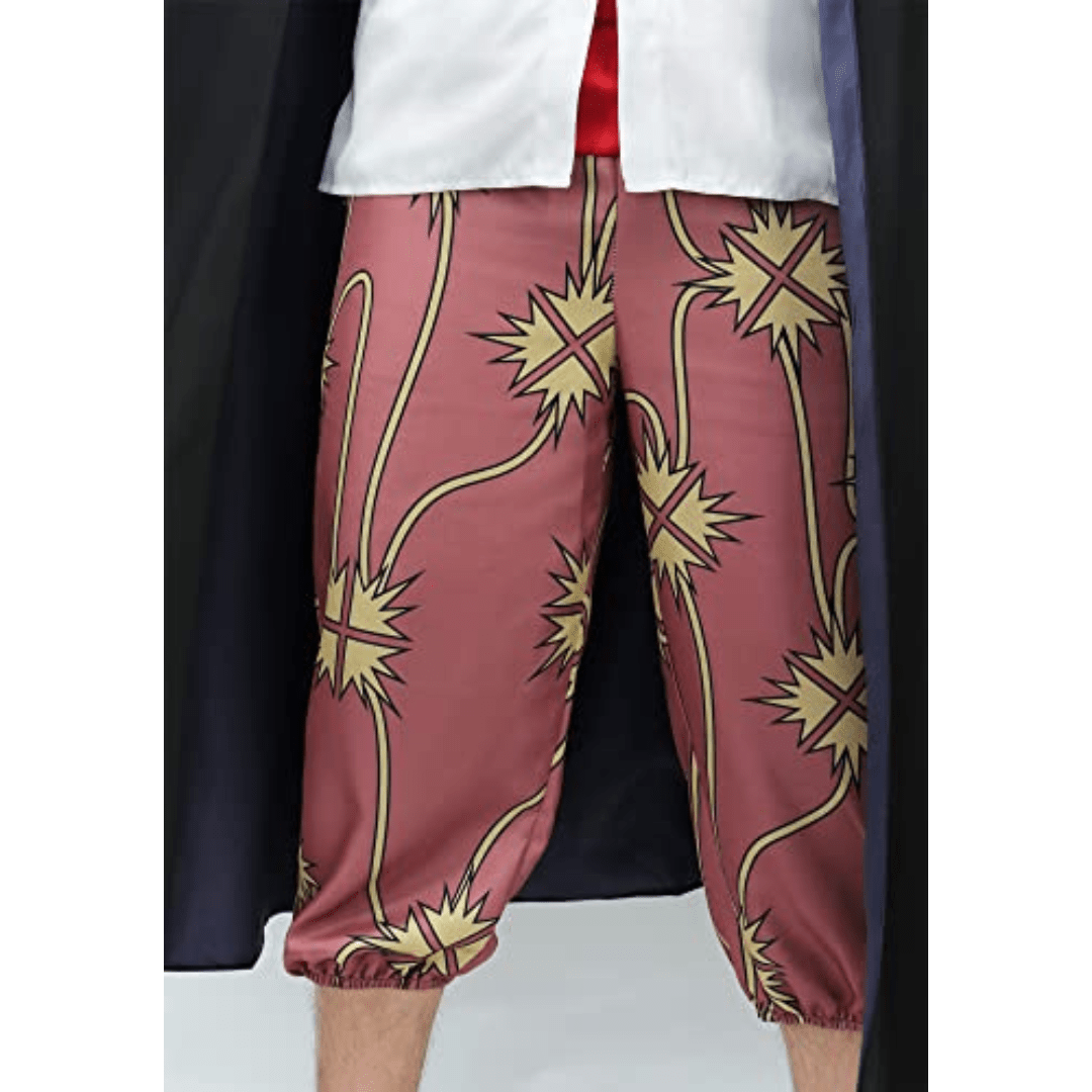One Piece Red Hair Shanks Cosplay Costume-1