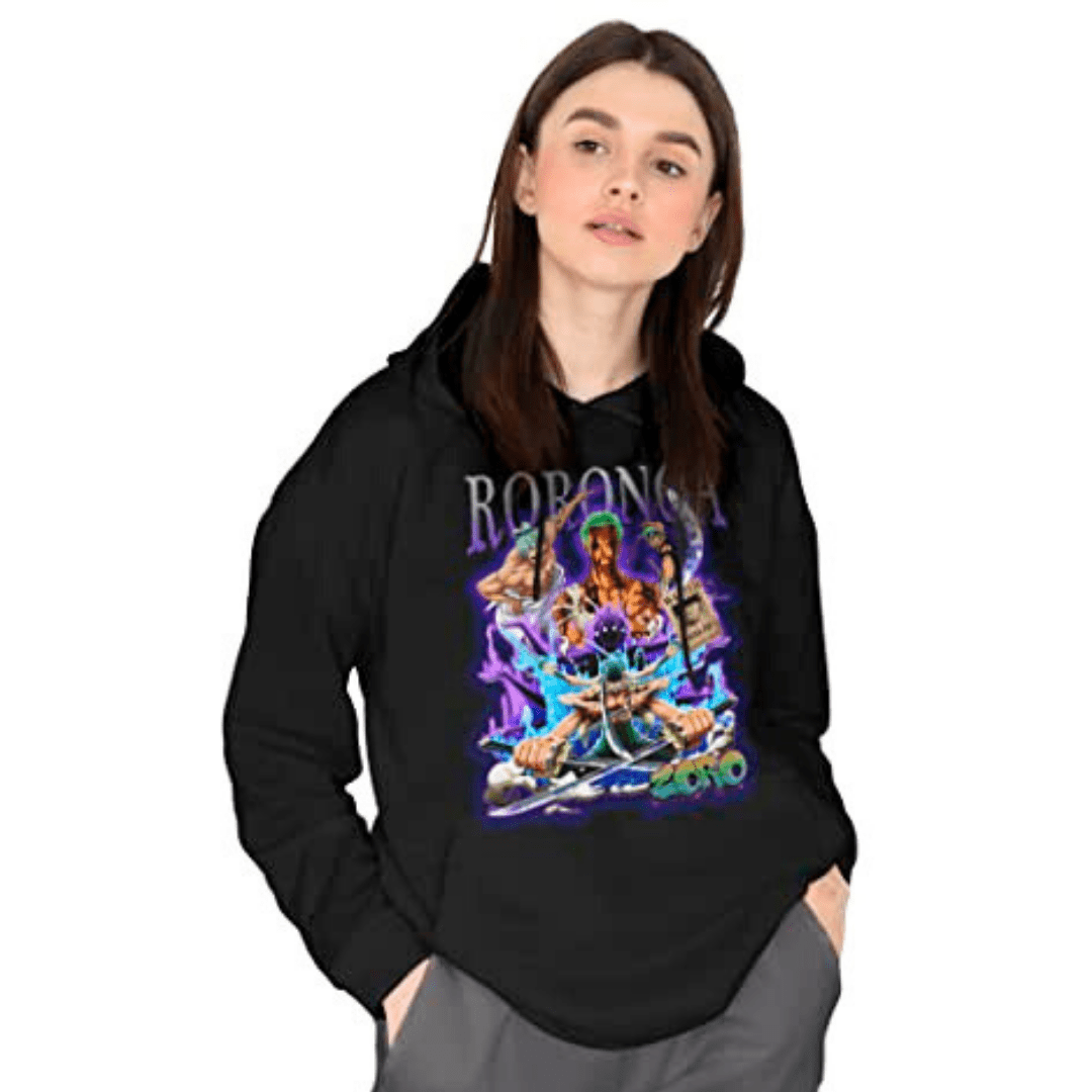 One Piece Roronoa Zoro Adventure Resume Hoodie