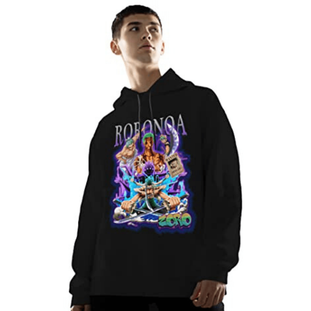 One Piece Roronoa Zoro Adventure Resume Hoodie