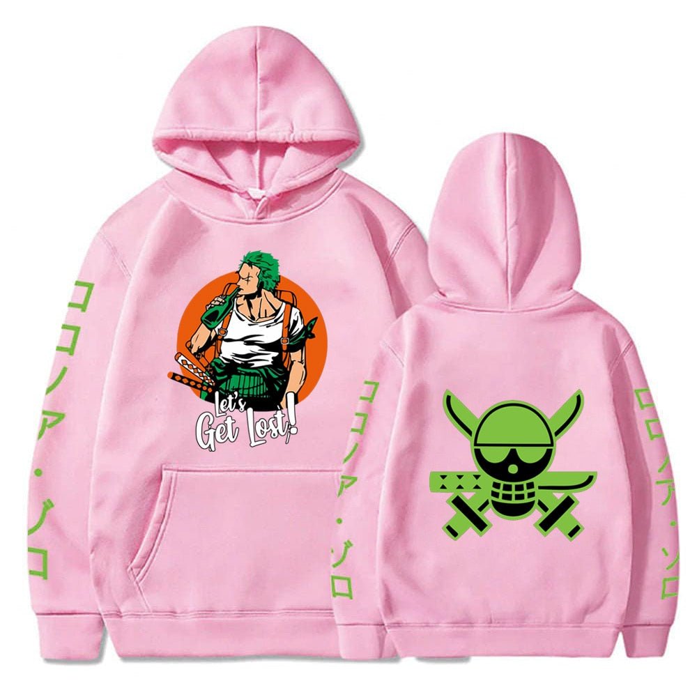 One Piece Roronoa Zoro Fan Lost Joke Hoodie