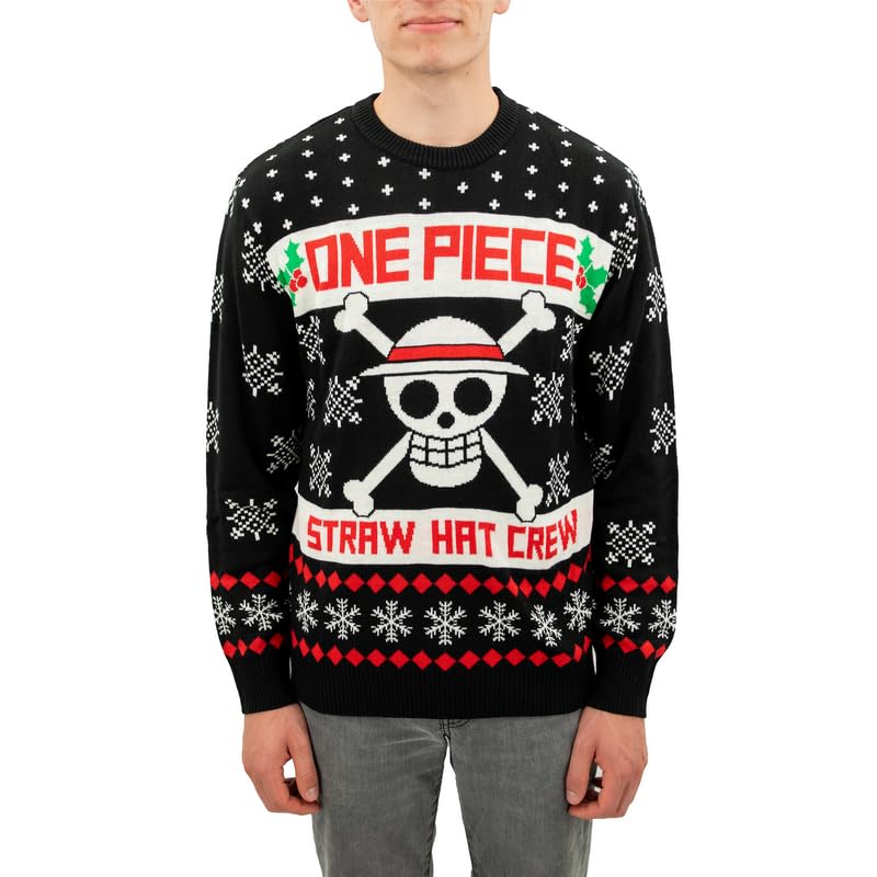 One Piece Straw Hat Crew Emblematic Christmas Sweater