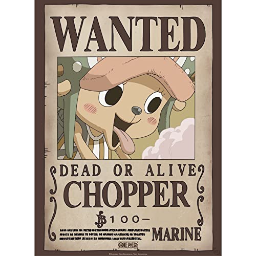One Piece Tony Chopper Wanted Poster