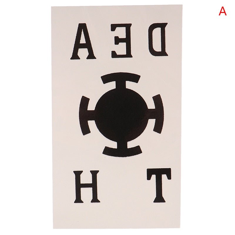 One Piece Trafalgar Law Finger Tattoo Cosplay Stickers-2
