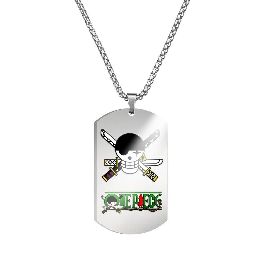 One Piece Zoro 3 Swords Necklace