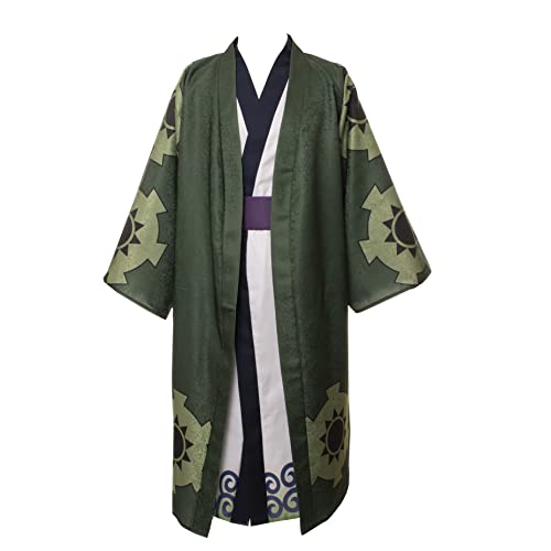 One Piece Zoro Authentic Wano Cosplay Costume-0