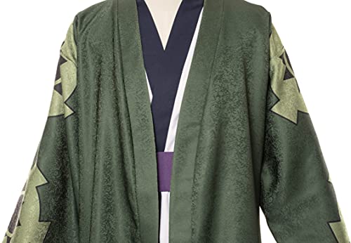 One Piece Zoro Authentic Wano Cosplay Costume-3
