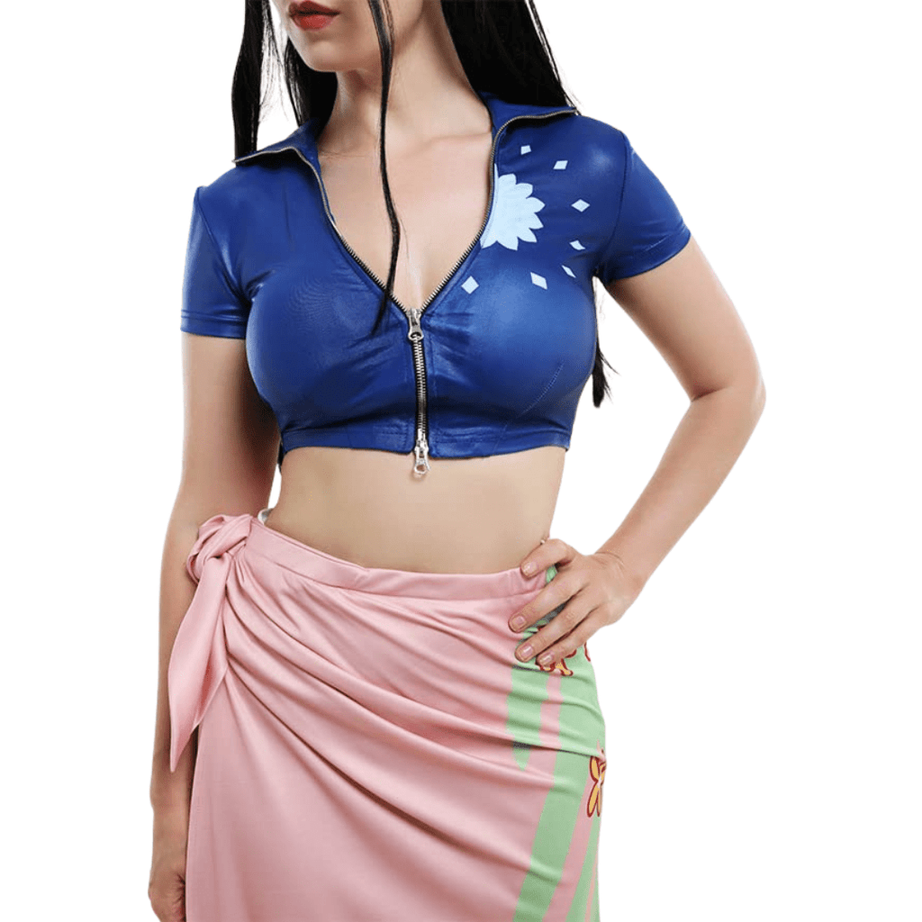 Robin East Blue Style Cosplay Costume-2