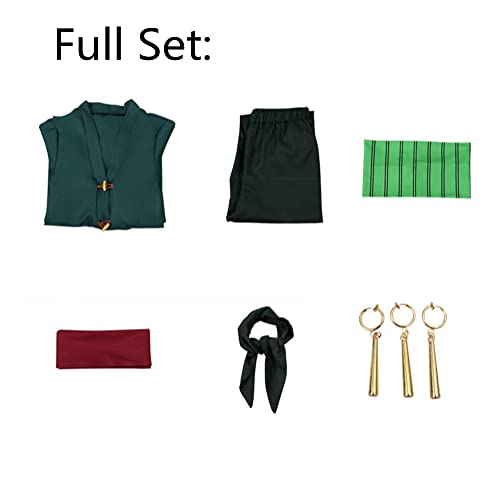 Roronoa Zoro Wano Style 2 Cosplay Costume-1