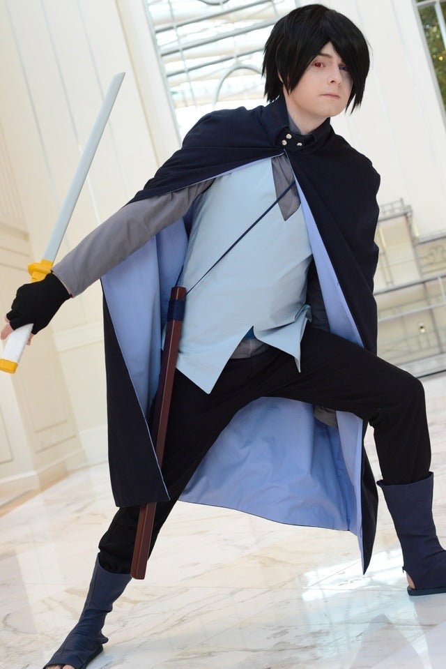 Sasuke Uchiha Dad Form Cosplay Costume-4