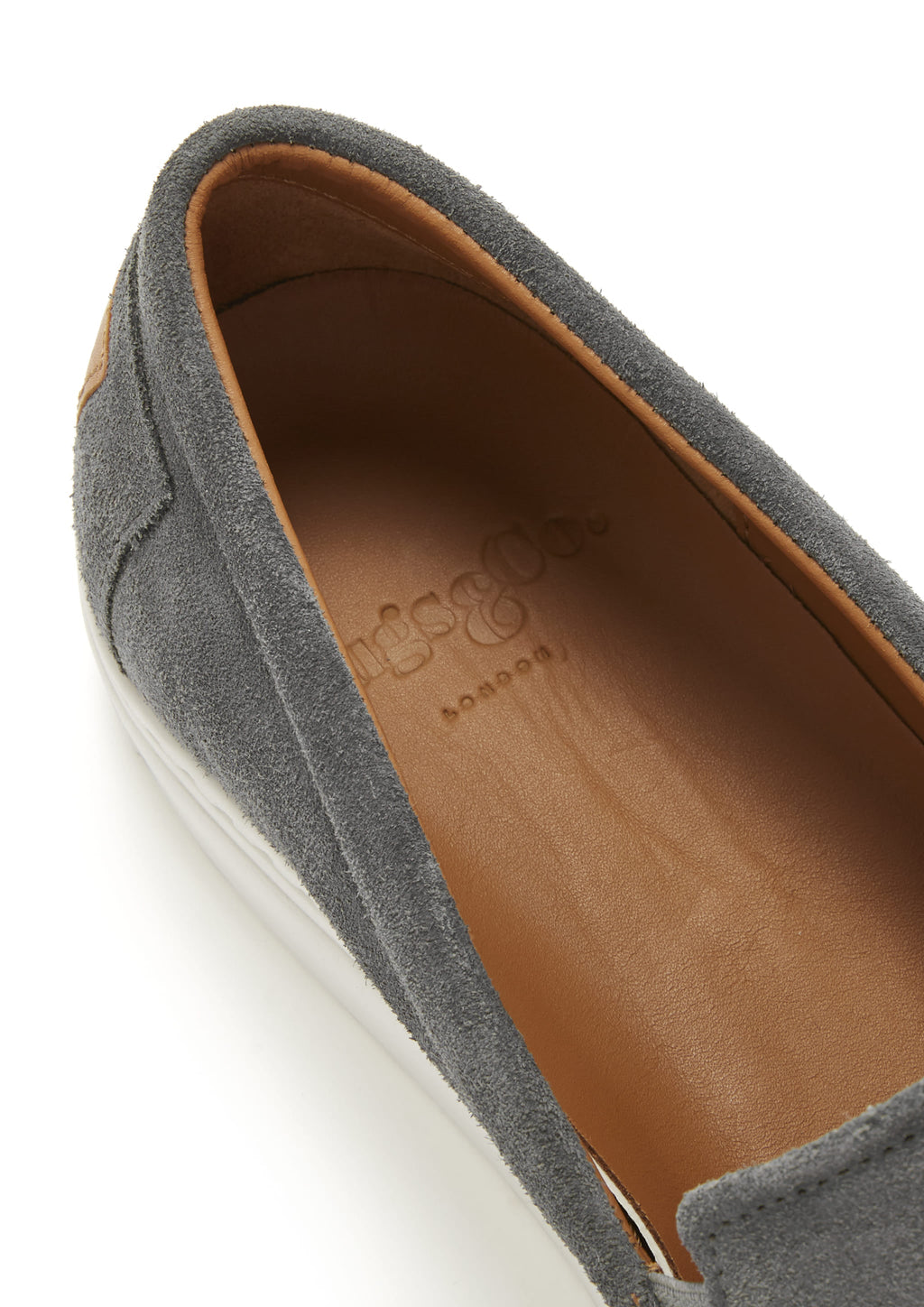 Slip-on Sneakers, slate grey suede-4