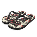 Midnight Cool Cat Flip Flops