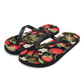 Midnight Strawberry Luxe Flip Flops