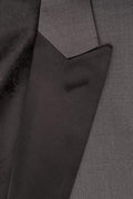 "Milan" Steel Grey Tuxedo Jacket Peak (Separates)-1