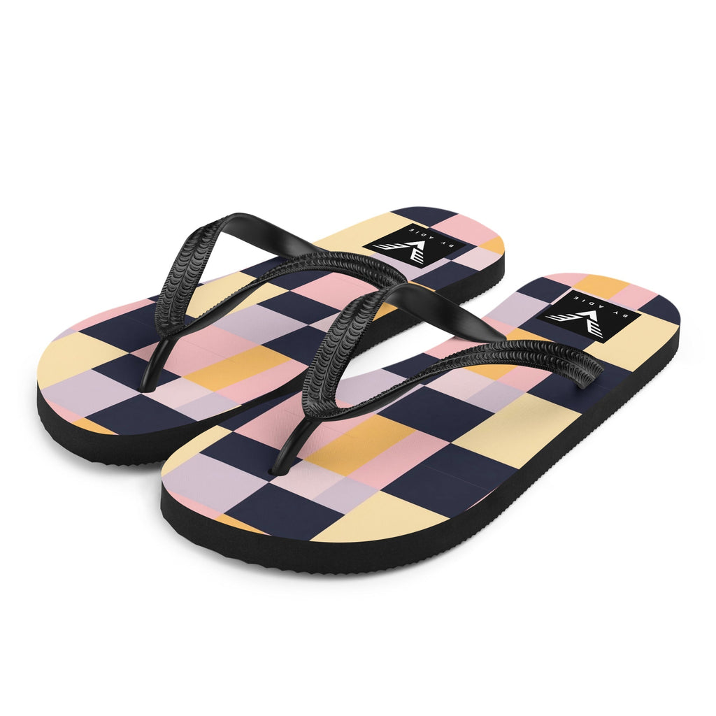 Modern Mosaic Signature Flip Flops