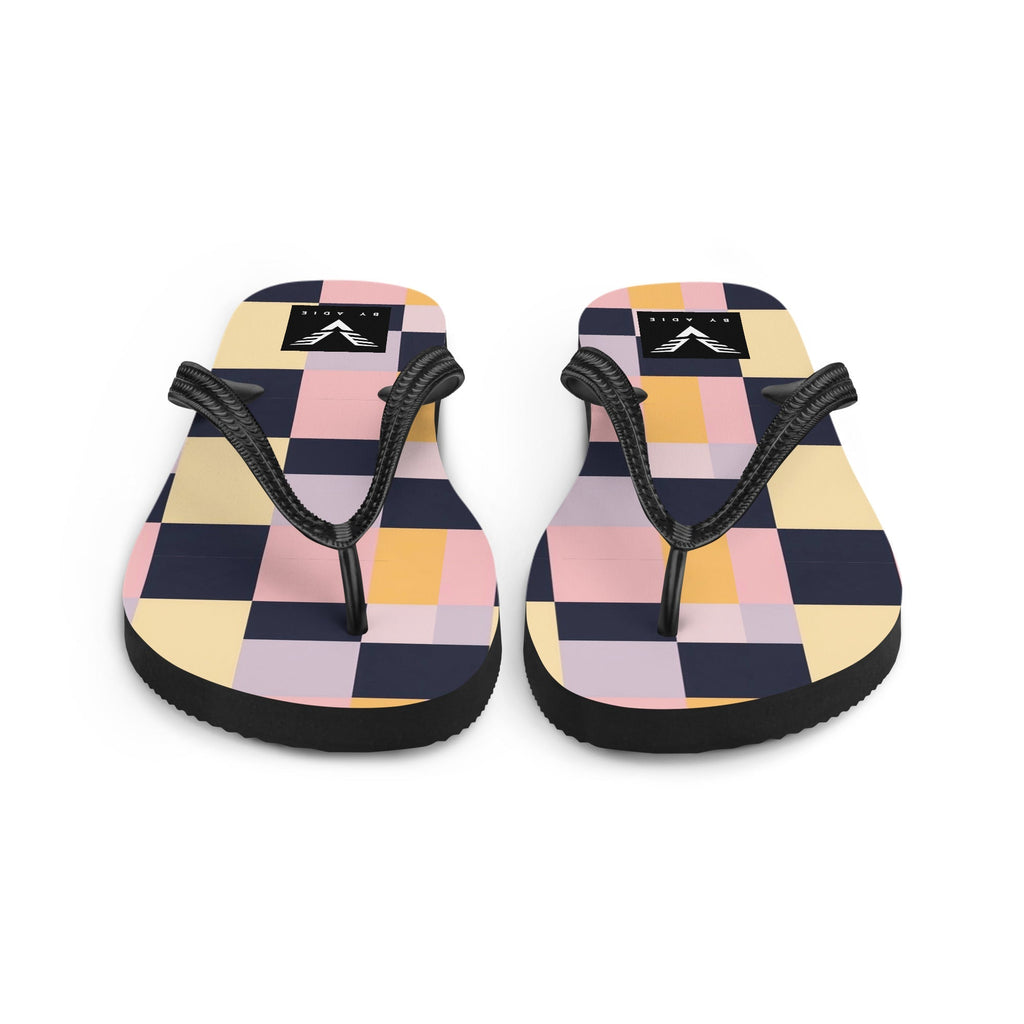 Modern Mosaic Signature Flip Flops