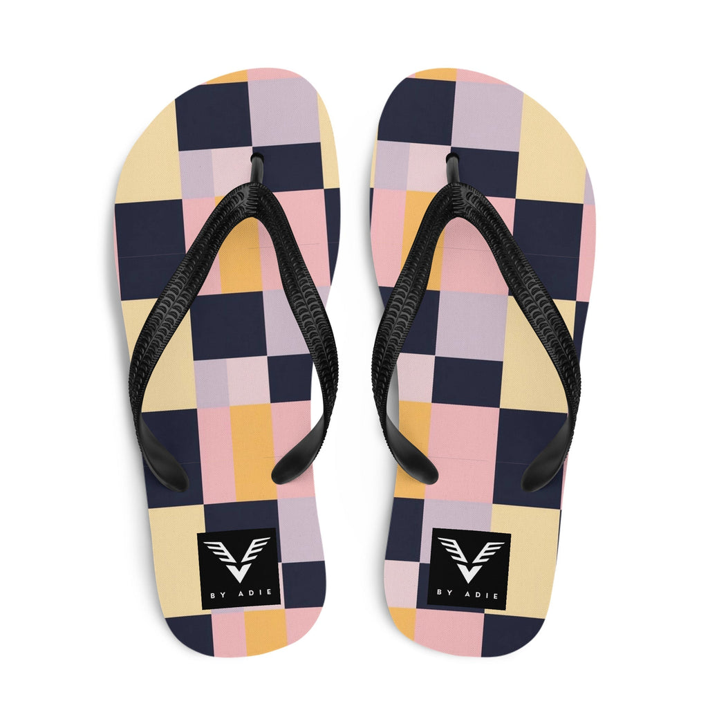Modern Mosaic Signature Flip Flops