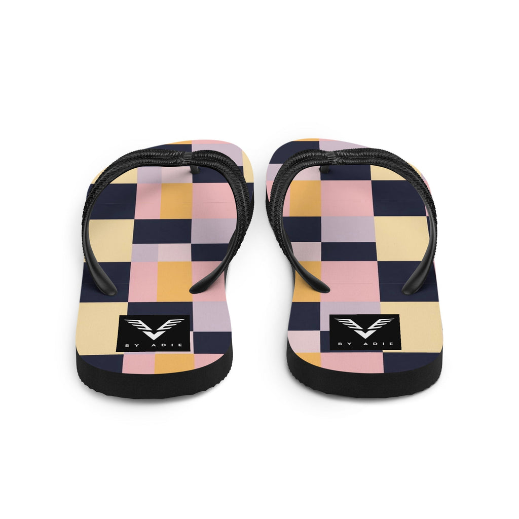 Modern Mosaic Signature Flip Flops