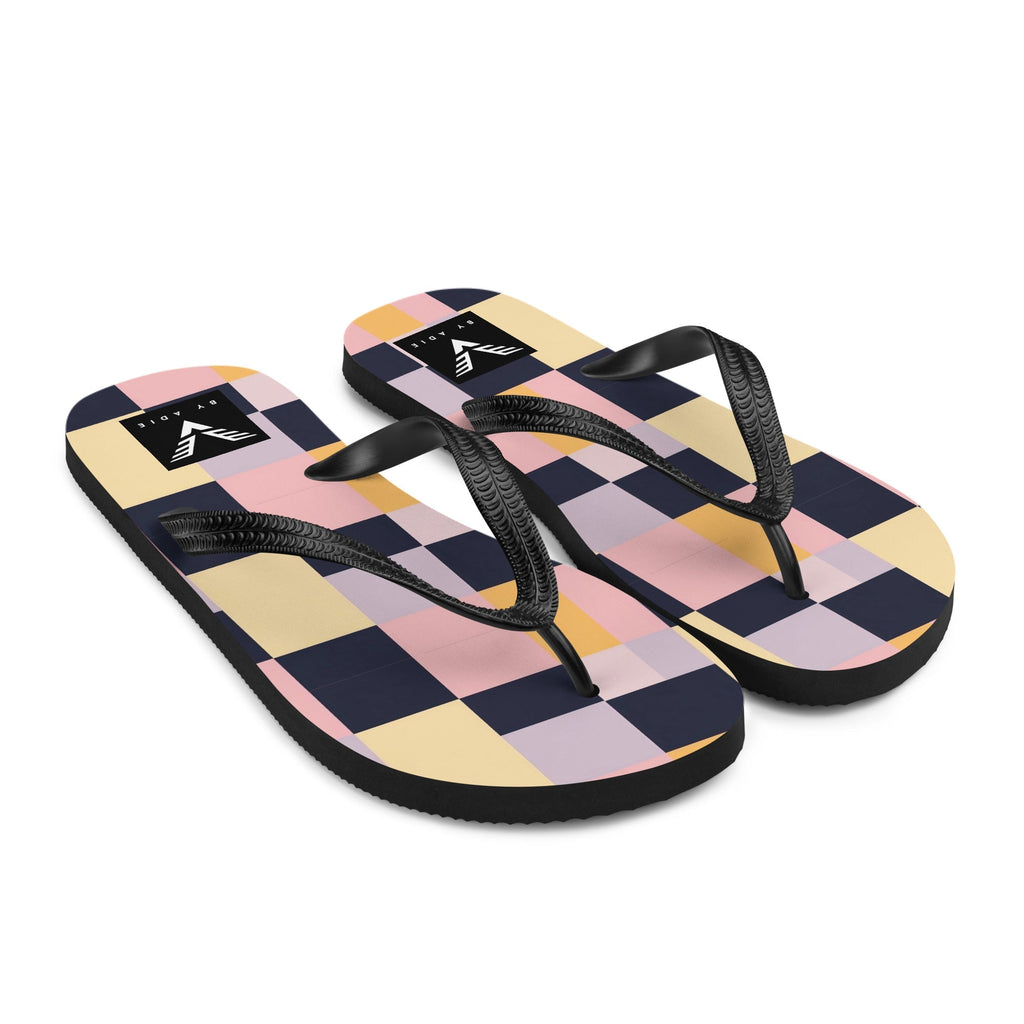 Modern Mosaic Signature Flip Flops