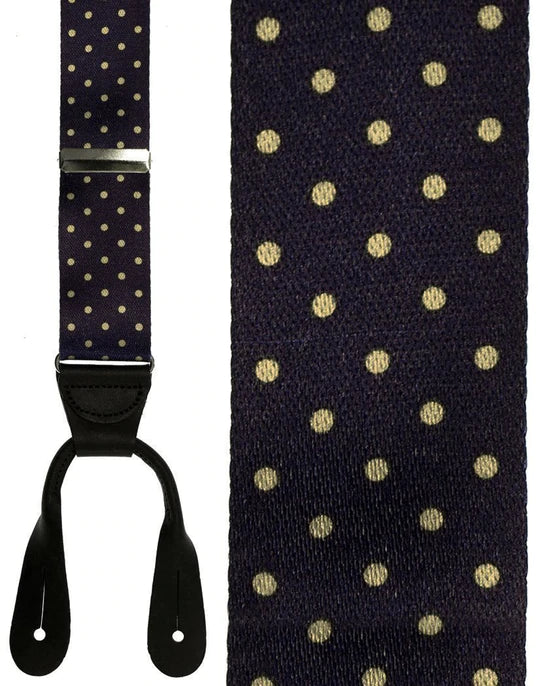 "Manhattan" Dots Suspenders 1.5"Width-6