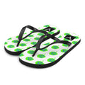 Neon Drip Smiley Flip Flops