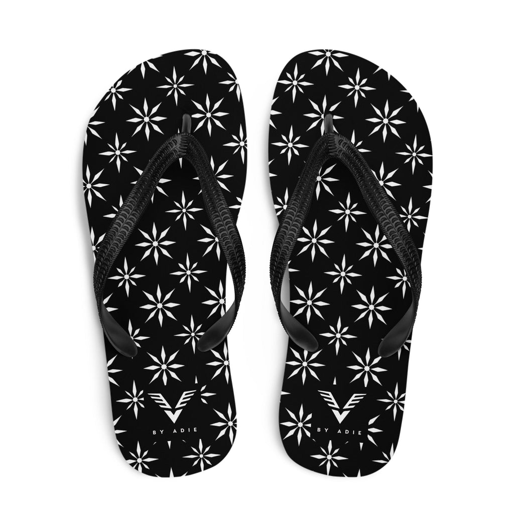 Noir Star Bloom Luxe Flip Flops