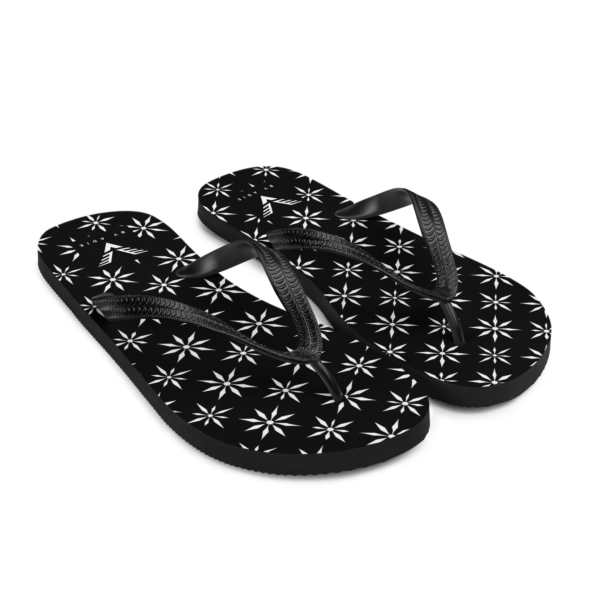 Noir Star Bloom Luxe Flip Flops
