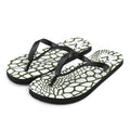 Olive Reptile Luxe Flip Flops