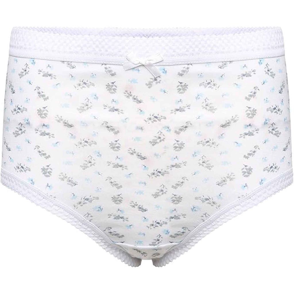 Sock Stack Pack Of 6 Womens 100% Cotton Maxi Briefs Full Coverage Breathable Everyday