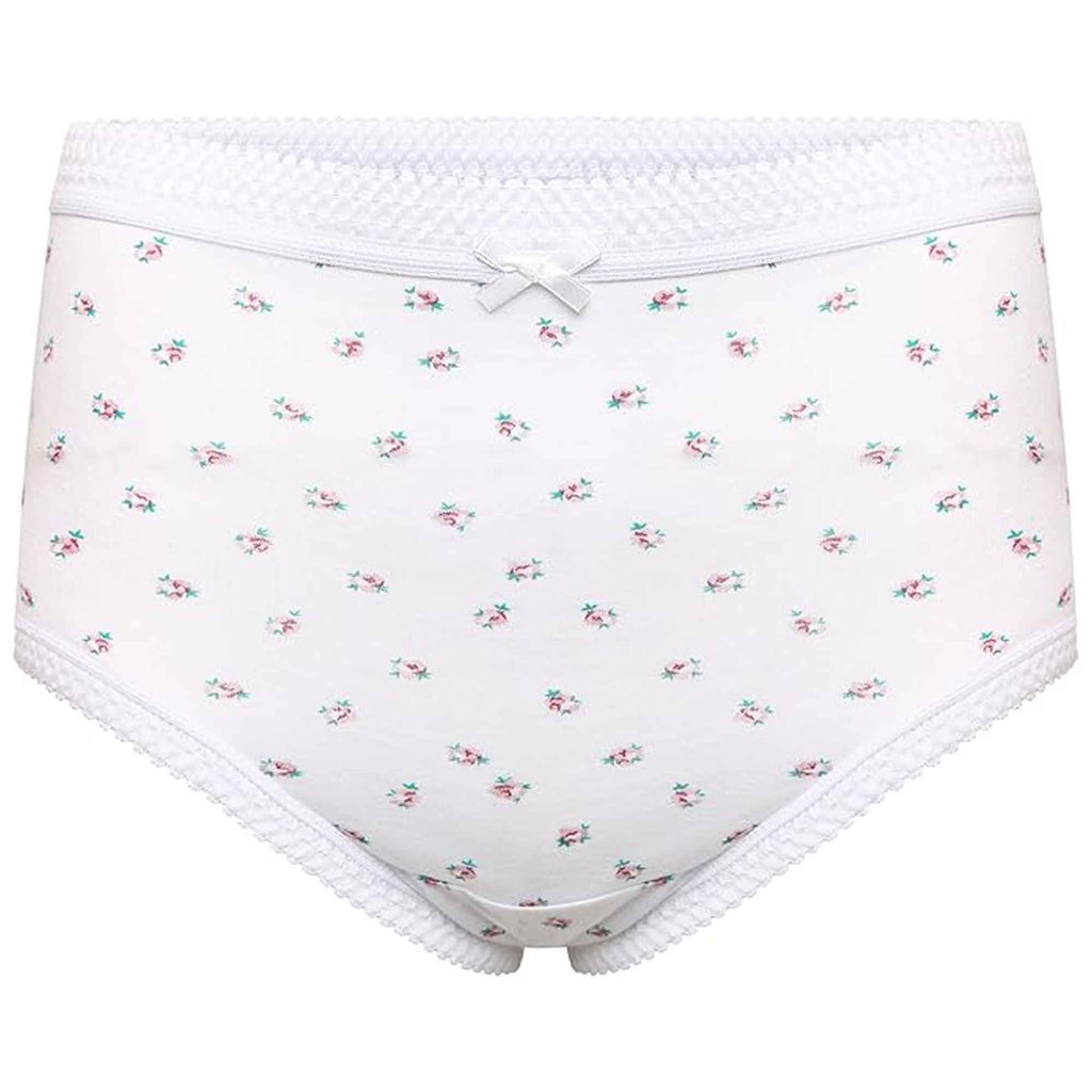 Sock Stack Pack Of 6 Womens 100% Cotton Maxi Briefs Full Coverage Breathable Everyday