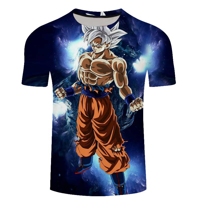 Goku Dragon Ball Z 3d T Shirt Summer Hipster Short Sleeve Tee Tops Men/Women Anime DBZ Harajuk T-Shirts Homme-2