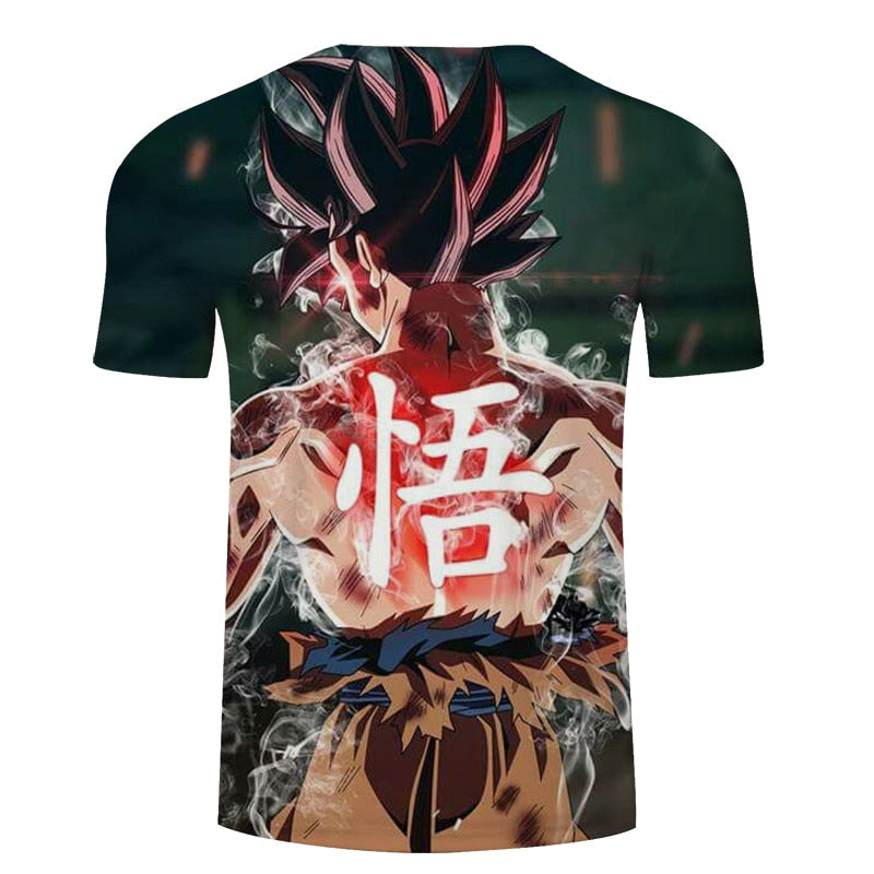 Goku Dragon Ball Z 3d T Shirt Summer Hipster Short Sleeve Tee Tops Men/Women Anime DBZ Harajuk T-Shirts Homme-3
