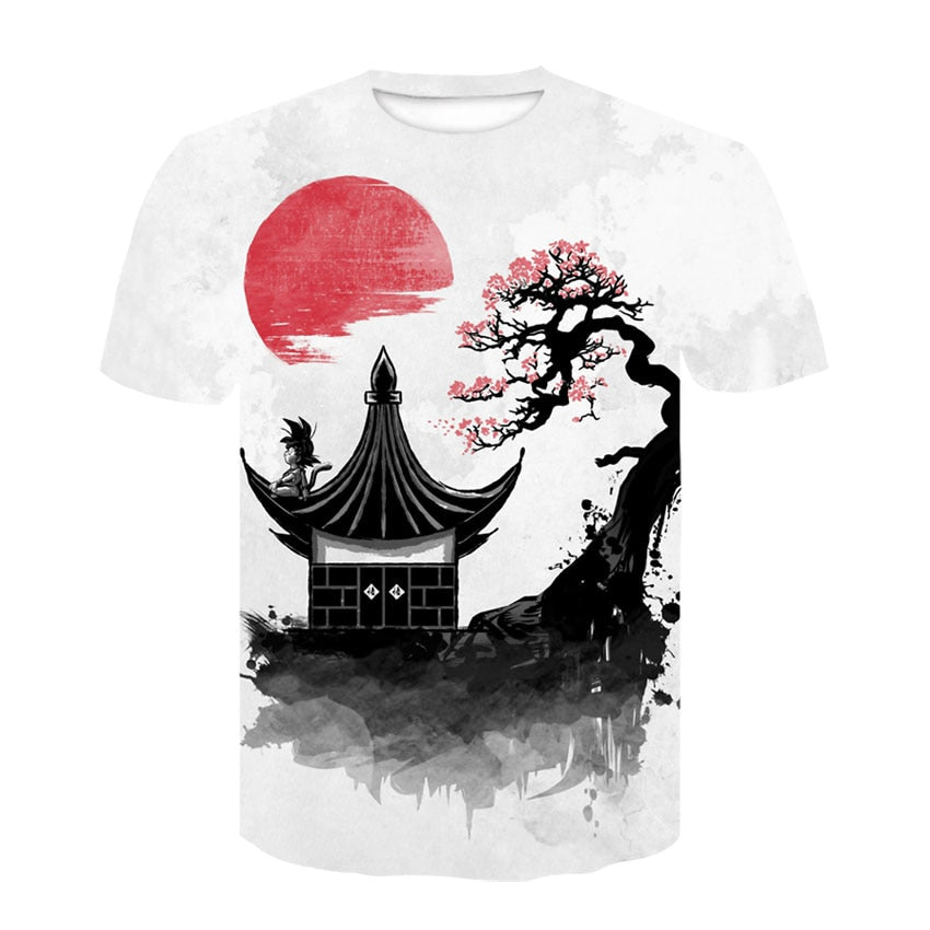 Manga dragon ball Z Super Saiyan Son Goku Anime 3D T-shirt Summer 2019 Newest Fashion Tee Tops Men Women Cartoon Casual T Shirt-0