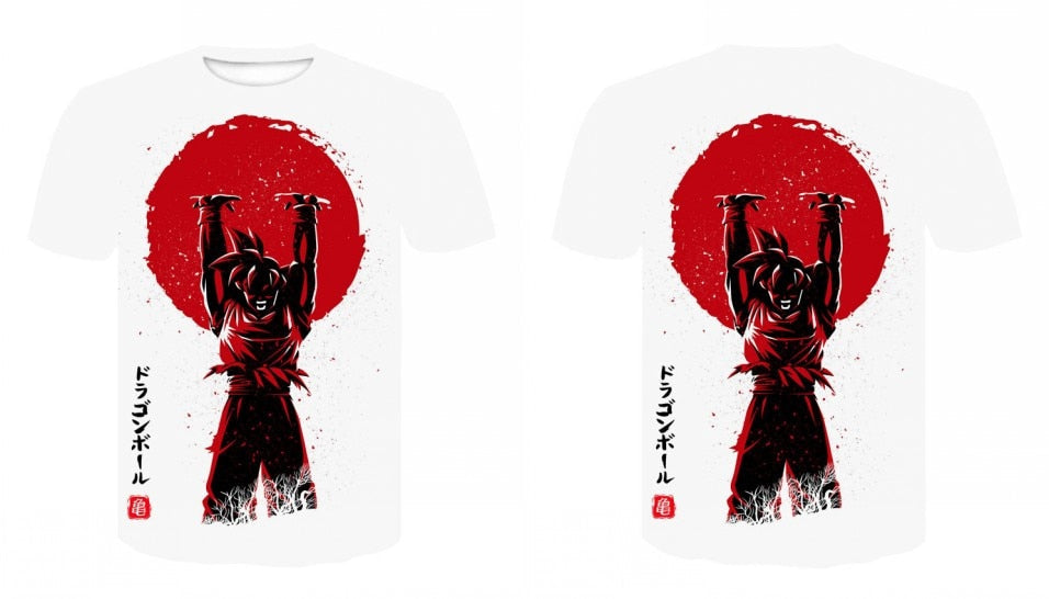 Manga dragon ball Z Super Saiyan Son Goku Anime 3D T-shirt Summer 2019 Newest Fashion Tee Tops Men Women Cartoon Casual T Shirt-3