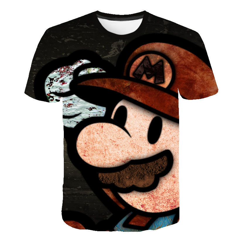 3D Print Men Women Anime Youth Streetwear T shirt Harajuku KIDS Toy Brick Baby Tshirt Boy Short Sleeve Skateboard T-shirt-3