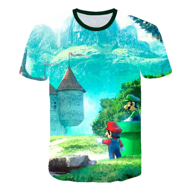 3D Print Men Women Anime Youth Streetwear T shirt Harajuku KIDS Toy Brick Baby Tshirt Boy Short Sleeve Skateboard T-shirt-1