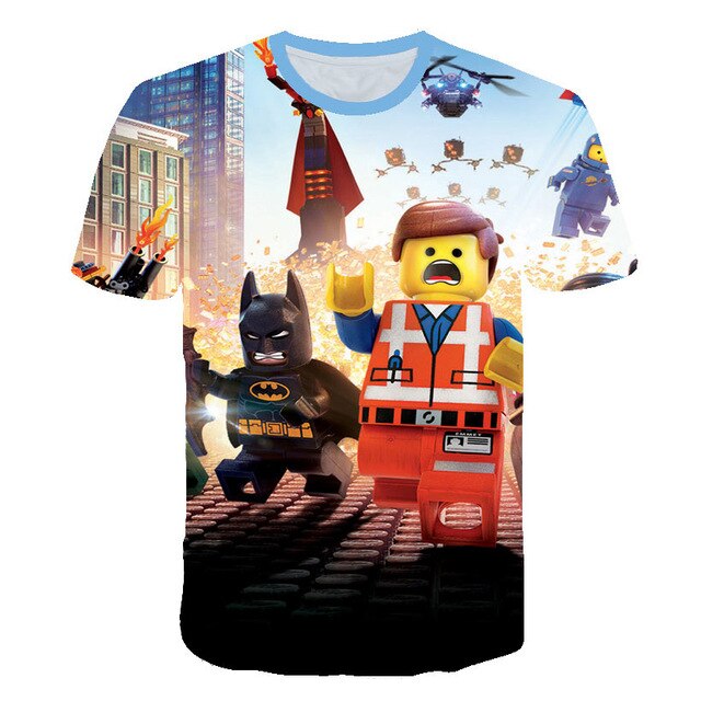 3D Print Men Women Anime Youth Streetwear T shirt Harajuku KIDS Toy Brick Baby Tshirt Boy Short Sleeve Skateboard T-shirt-13