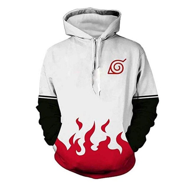 Naruto Anime Hoodies 3D Men Women Sasuke Autumn Harajuku Kakashi 3D Cartoon Print Sweatwear Men's Hoodies Sweatshirt Coats-5