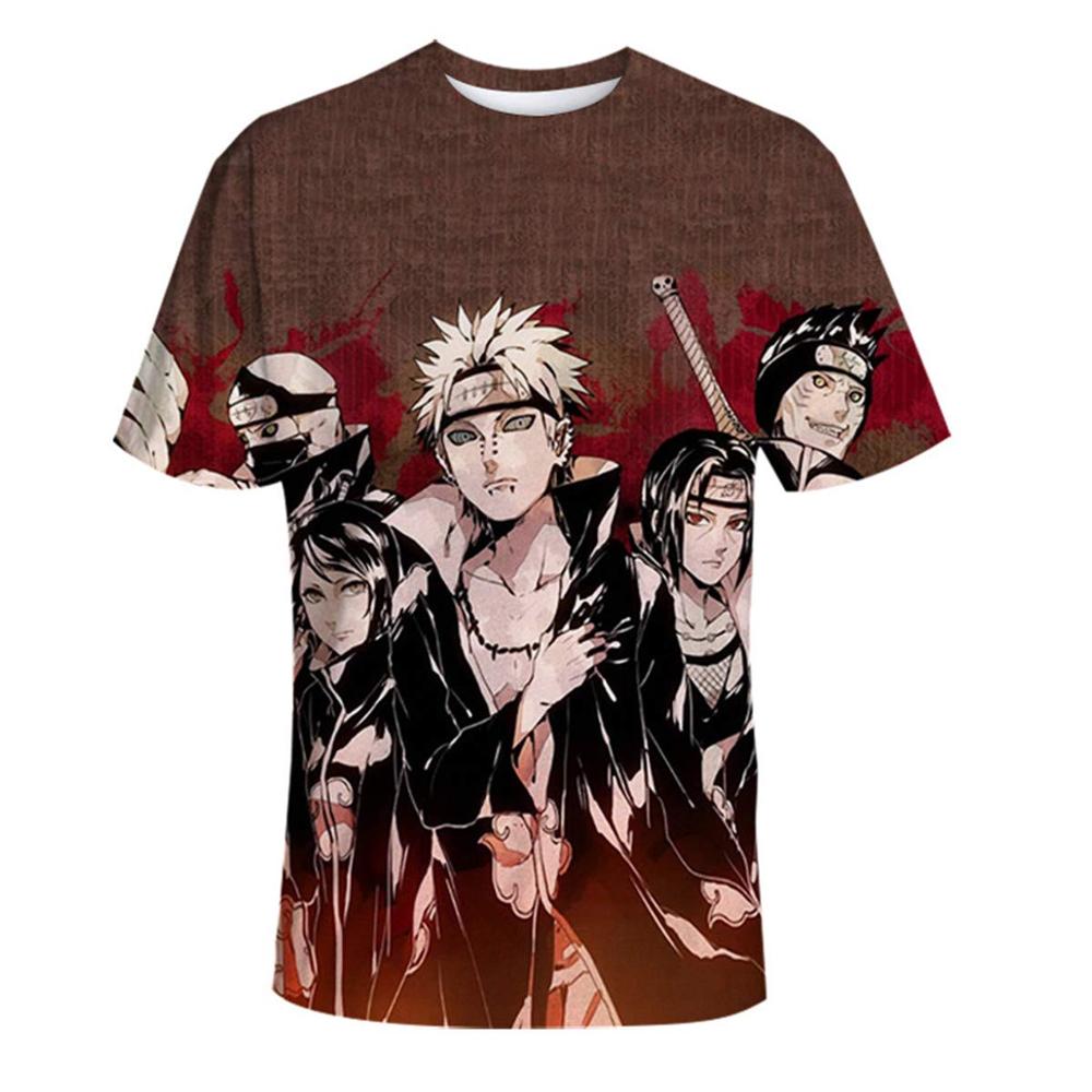 Naruto 3D T Shirt Men/women Uchiha Itachi Sasuke Kakashi Gaara Japan Anime Funny Tees Top Summer Fashion Tshirt Casual T-shirt-0