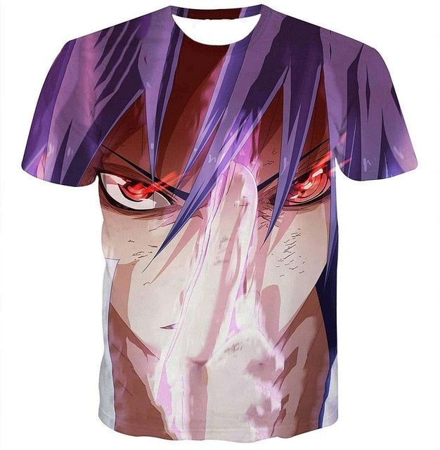 Naruto 3D T Shirt Men/women Uchiha Itachi Sasuke Kakashi Gaara Japan Anime Funny Tees Top Summer Fashion Tshirt Casual T-shirt-20
