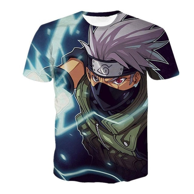Naruto 3D T Shirt Men/women Uchiha Itachi Sasuke Kakashi Gaara Japan Anime Funny Tees Top Summer Fashion Tshirt Casual T-shirt-18