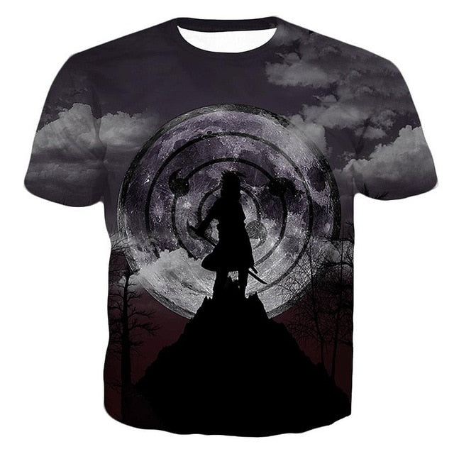 Naruto 3D T Shirt Men/women Uchiha Itachi Sasuke Kakashi Gaara Japan Anime Funny Tees Top Summer Fashion Tshirt Casual T-shirt-19